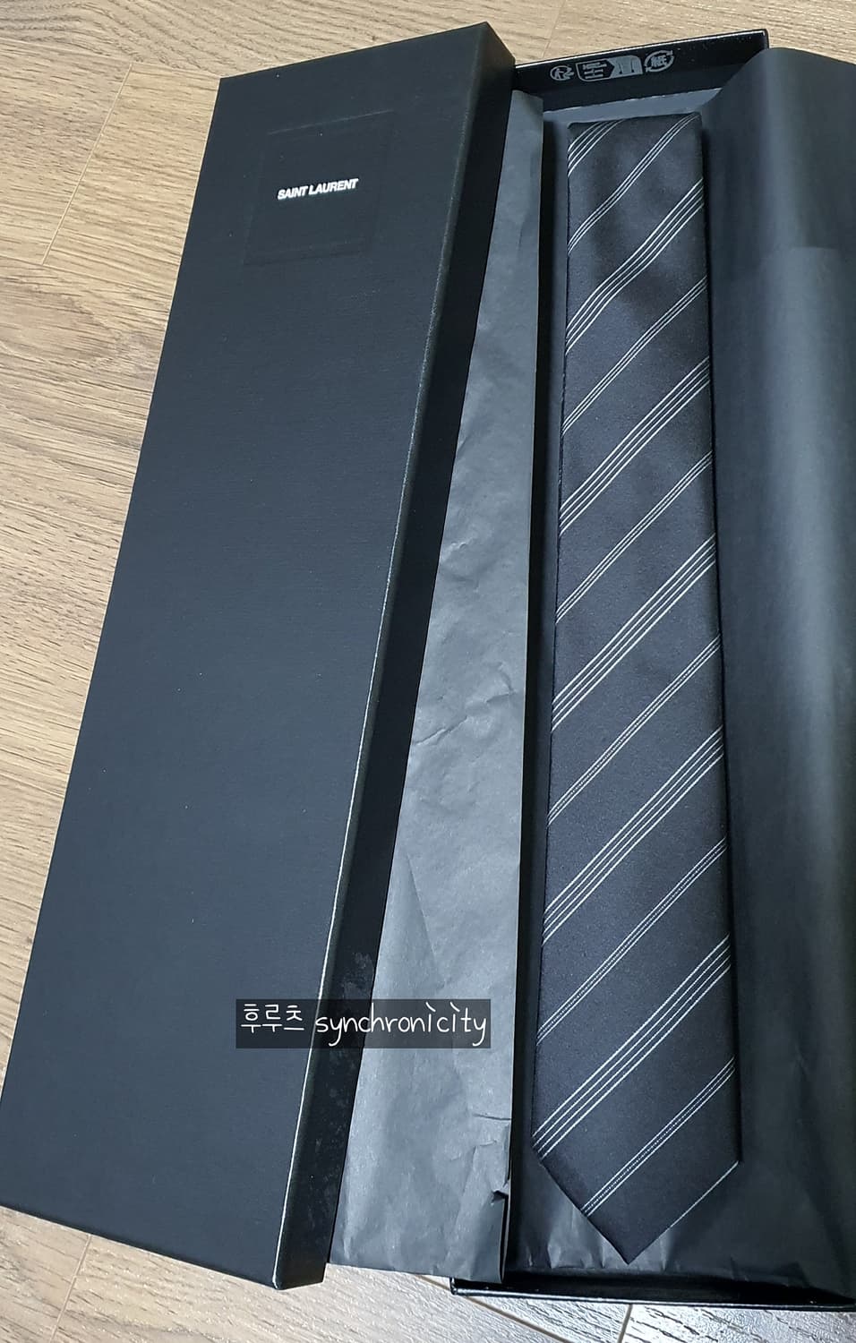 생로랑 24fw 슬림 넥타이 스키니 타이 상품이미지8