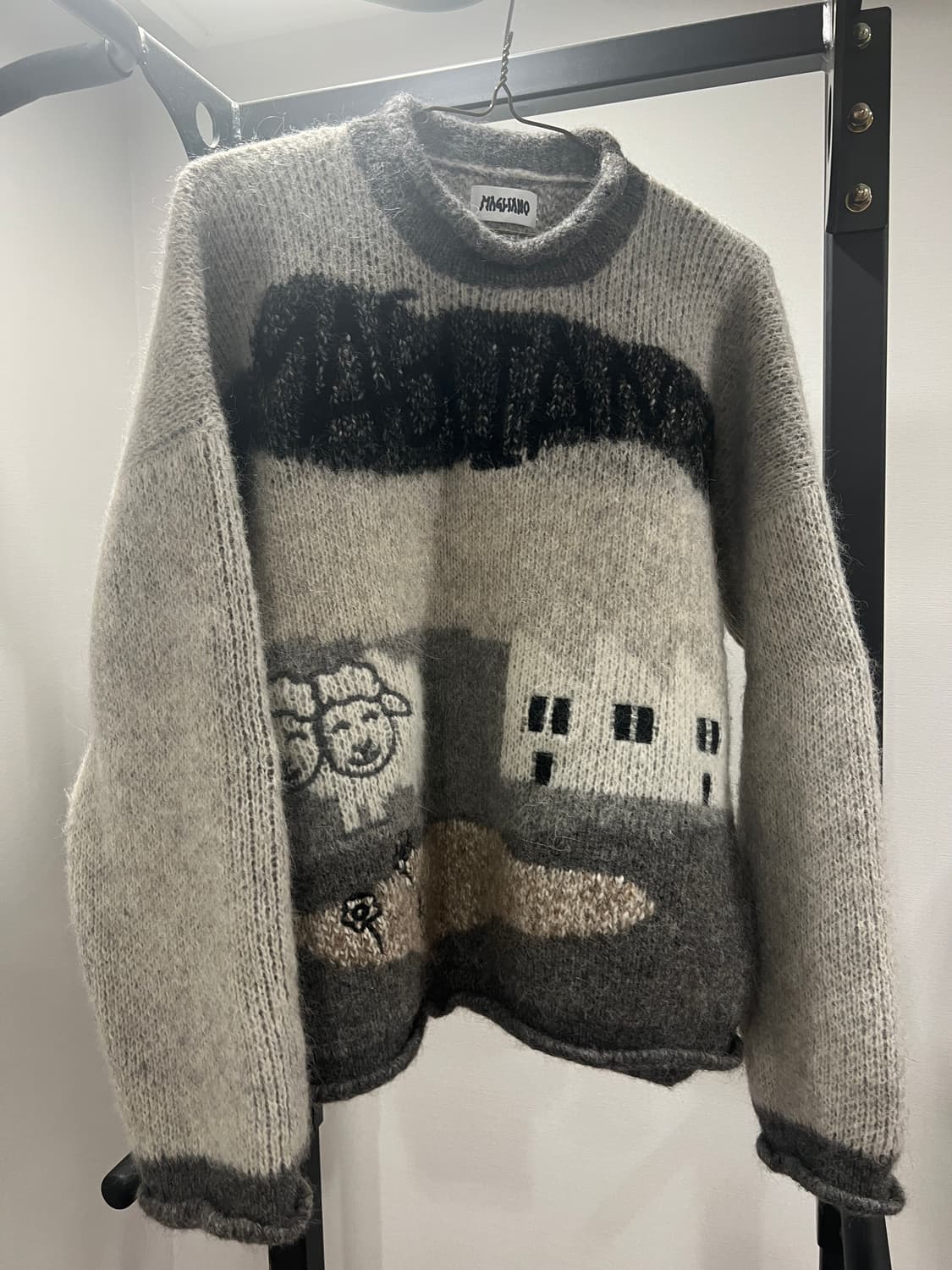 마리아노 노 타브 니트 풀 스웨터 M 상품이미지4