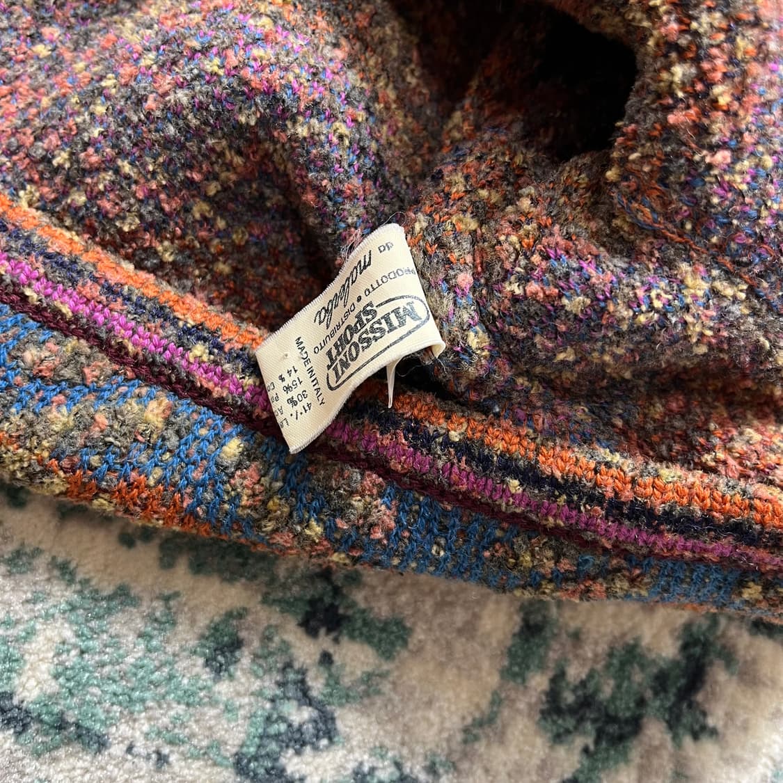 Missoni Sport 미쏘니 다배색 모리 니트 가디건(s) 상품이미지4