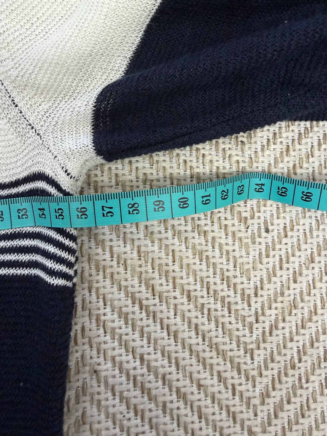 정품) 시스템옴므 한섬스트라이프 니트 100 상품이미지7