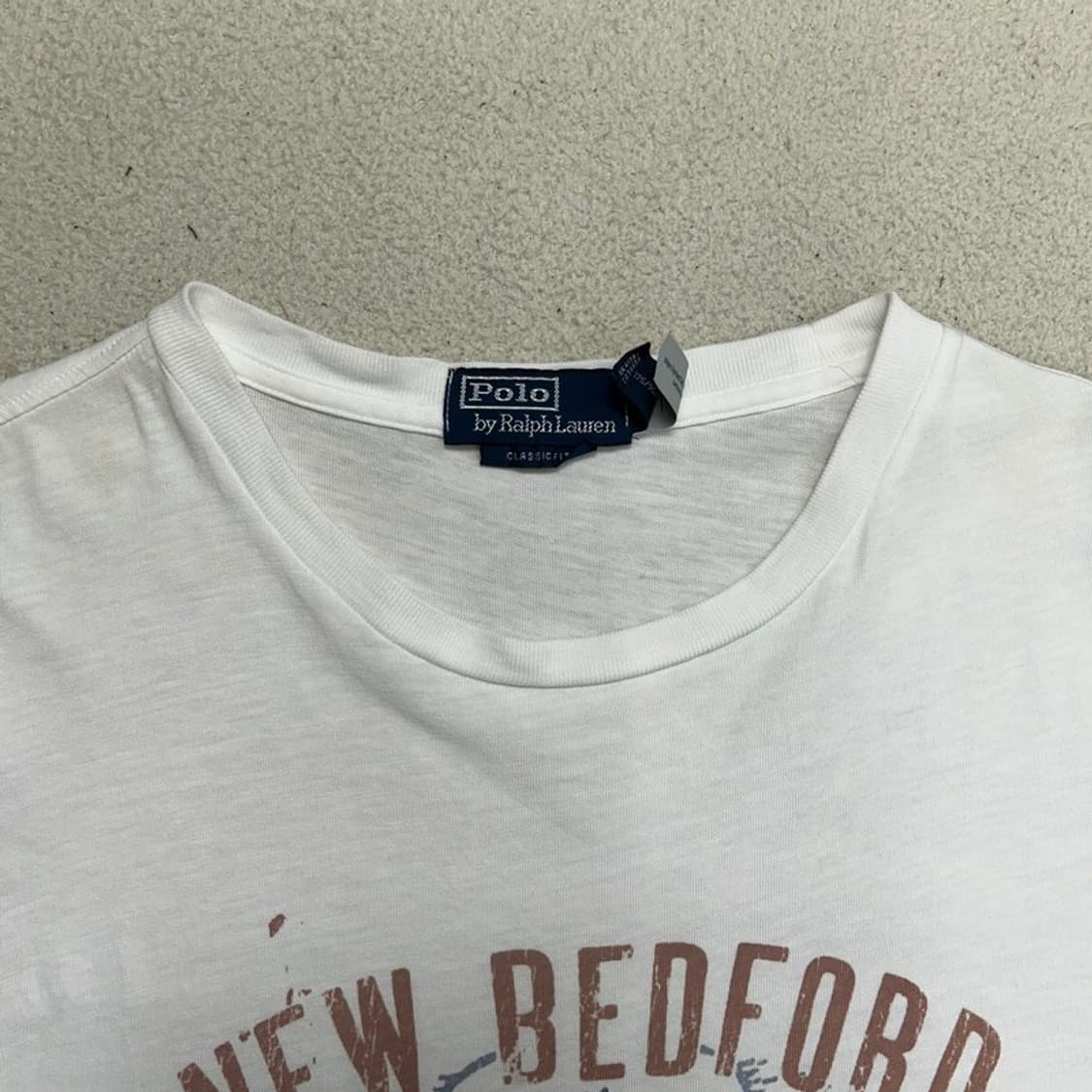 POLO RALPH LAUREN 반팔티 화이트 M 상품이미지4