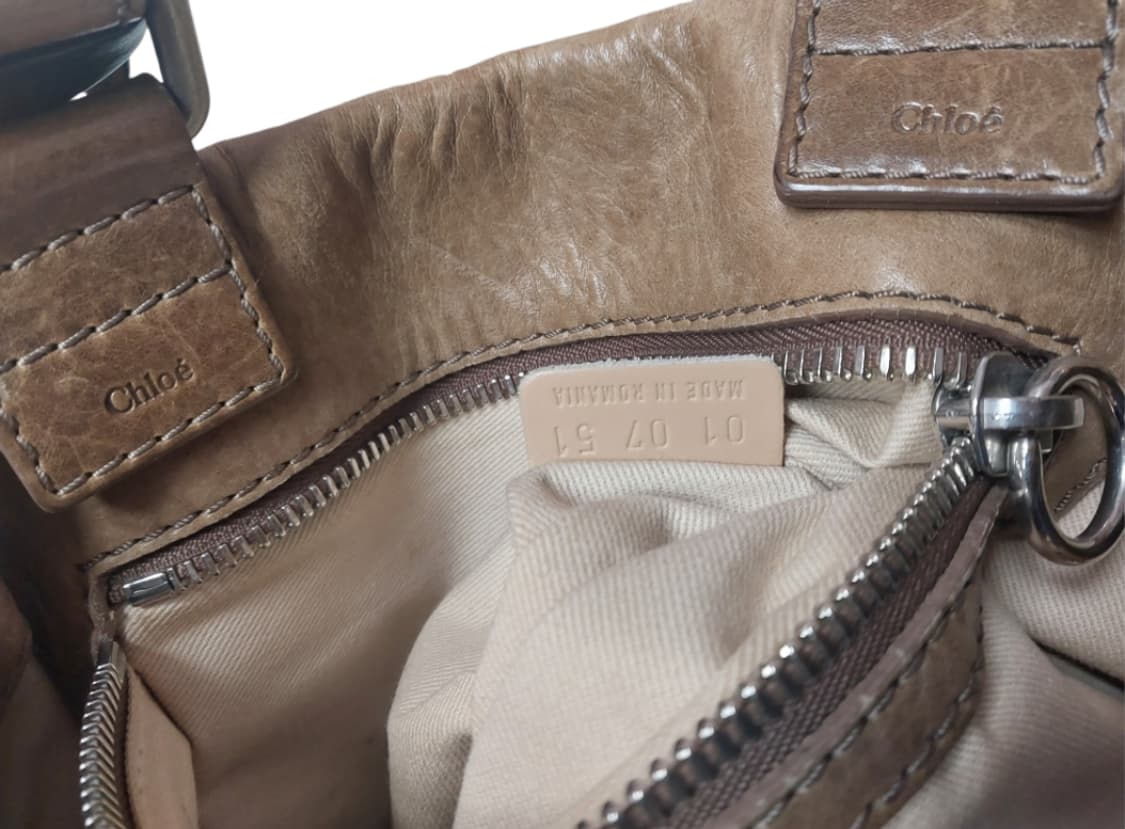 끌로에 데님 레더 토트백 (정품) 상품이미지9