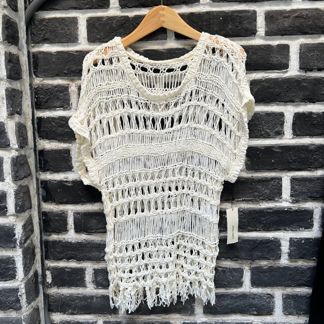 프린지 크로쉐 니트 상품이미지1