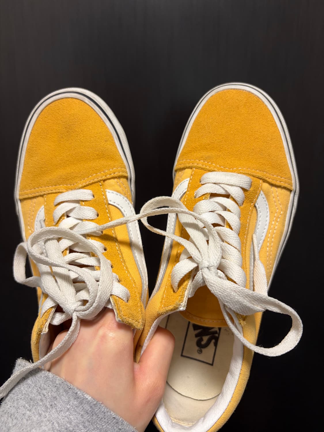 반스 올드스쿨 옐로우 스웨이드 상품이미지3