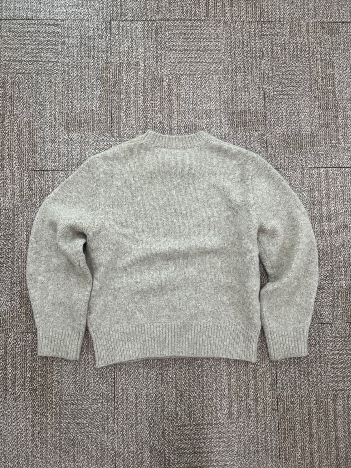 밀로 아카이브 Crop Silhouette Knit [Melange Gr 상품이미지3