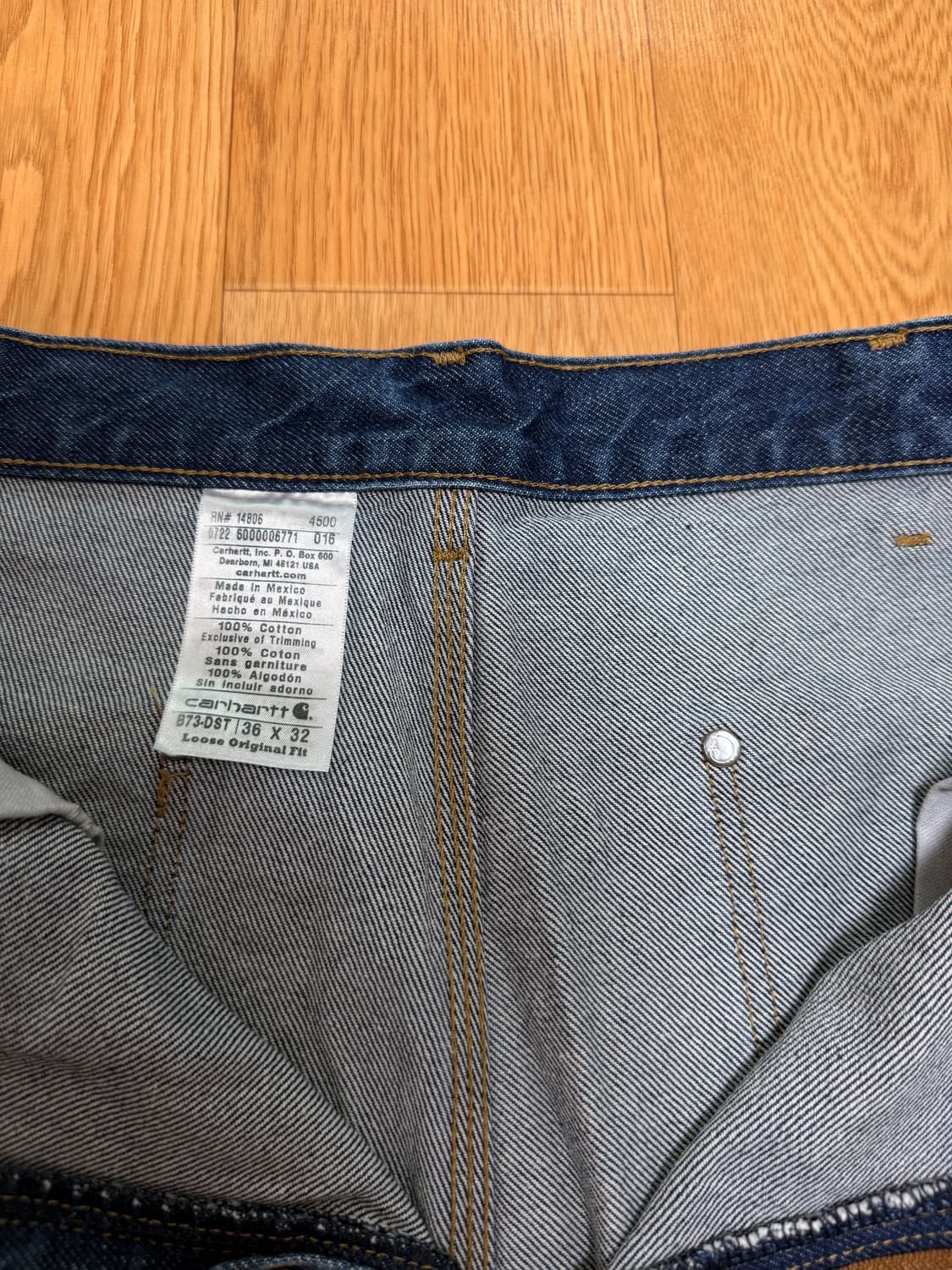 Carhartt 더블니 데님팬츠 상품이미지4