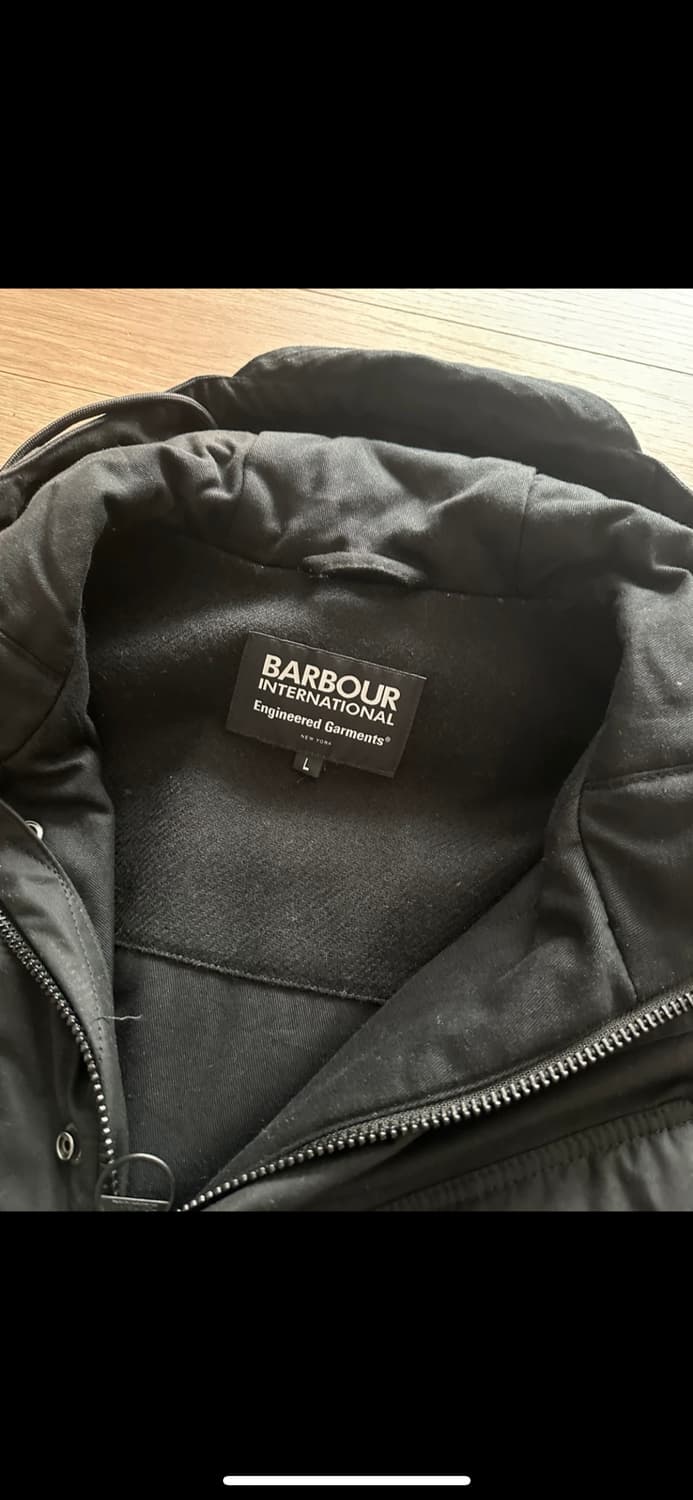 바버 x 엔지니어드가먼츠 브룩데일( brookdale) 파카 블랙컬러 L 상품이미지7