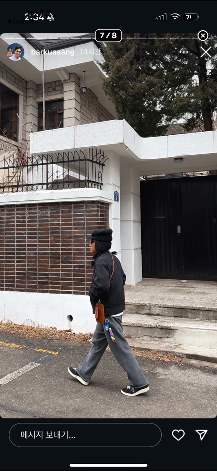 키지마 타카유키 울 이어플랩 그레이 카멜사장 상품이미지3