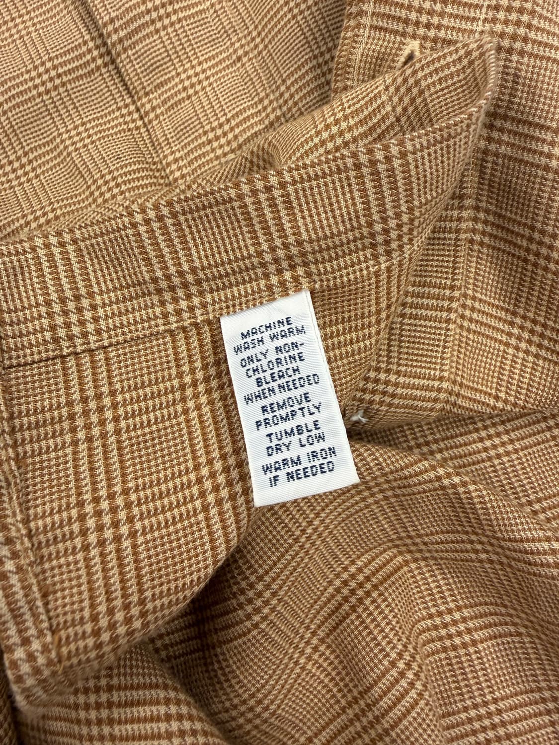 폴로 브라운 체크 셔츠 상품이미지5