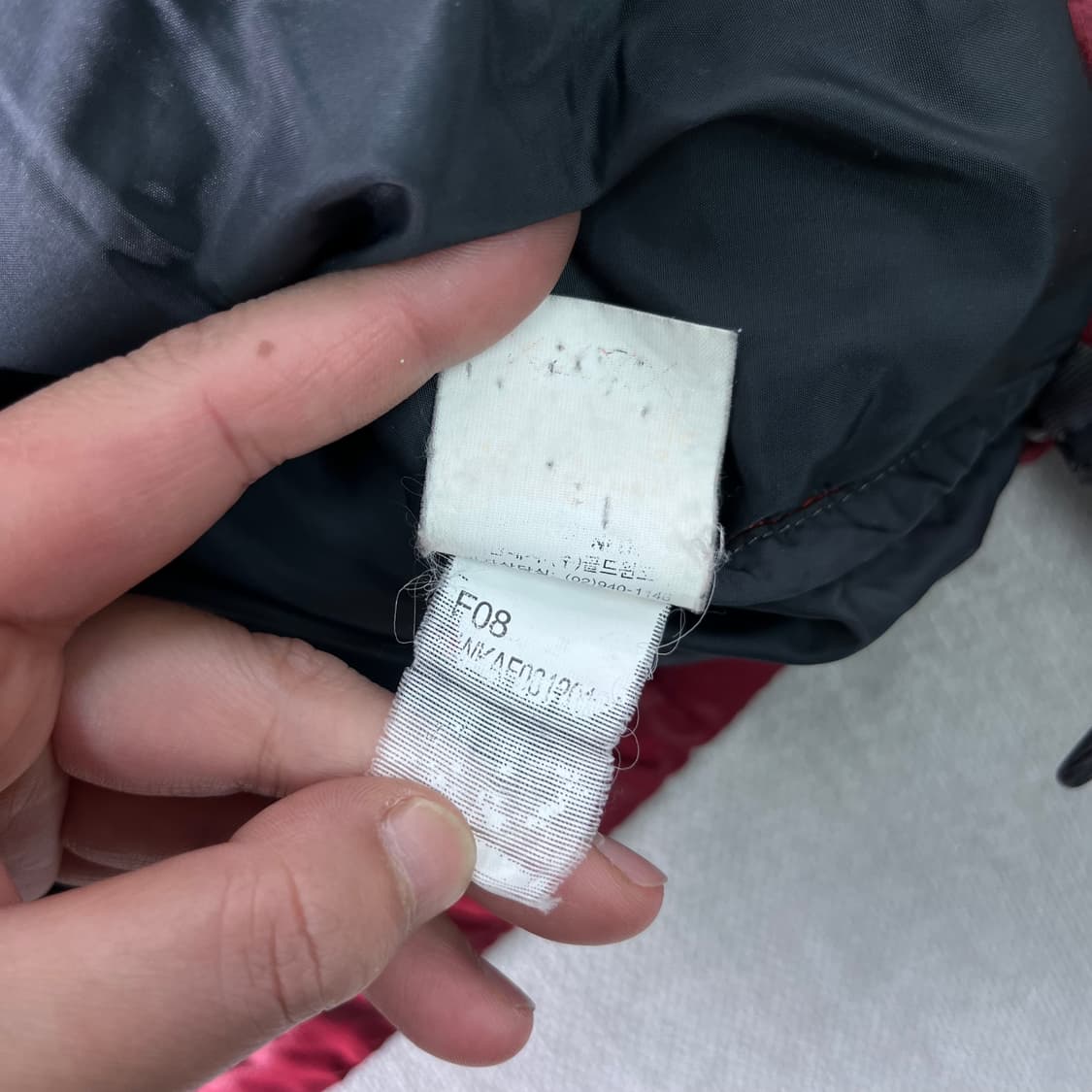 95 노스페이스 1996 700 레드 눕시 패딩 상품이미지7