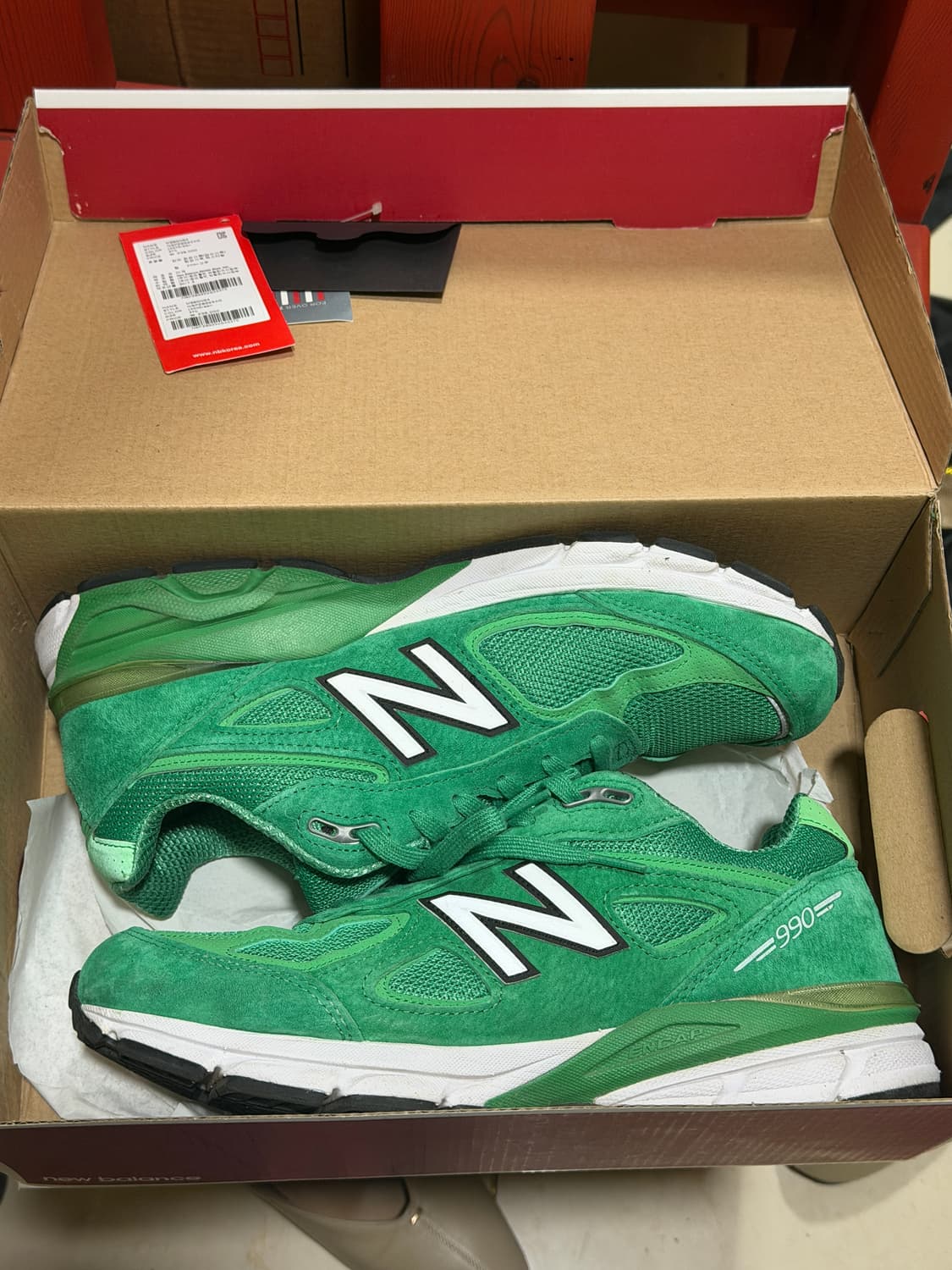 급처 뉴발란스 990v4 USA 그린 270 판매 상품이미지1