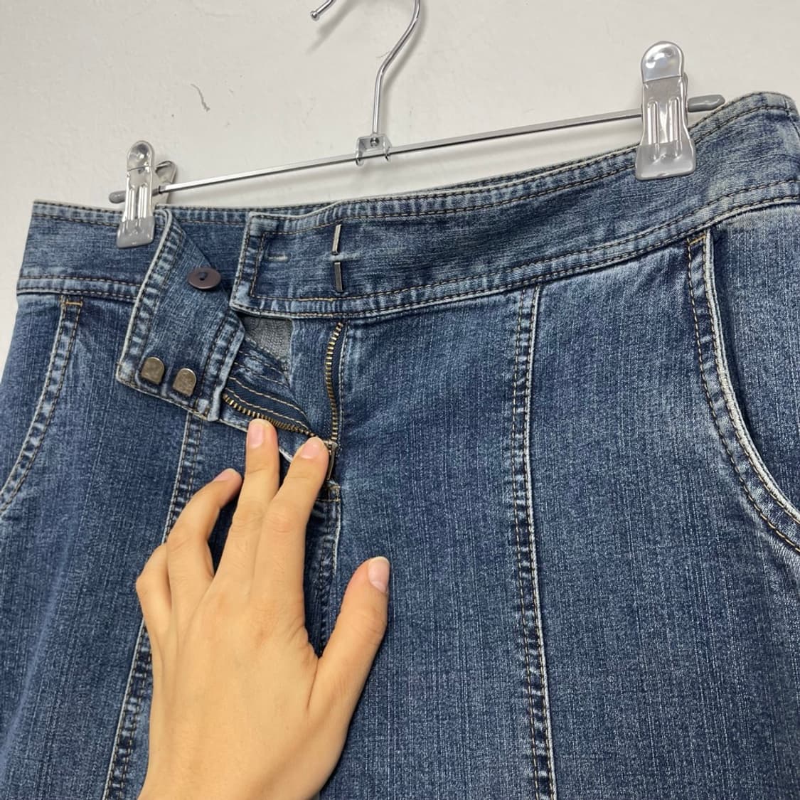앤테일러 로프트 Ann Taylor LOFT 쁘띠 플레어 데님팬츠 2P 상품이미지2