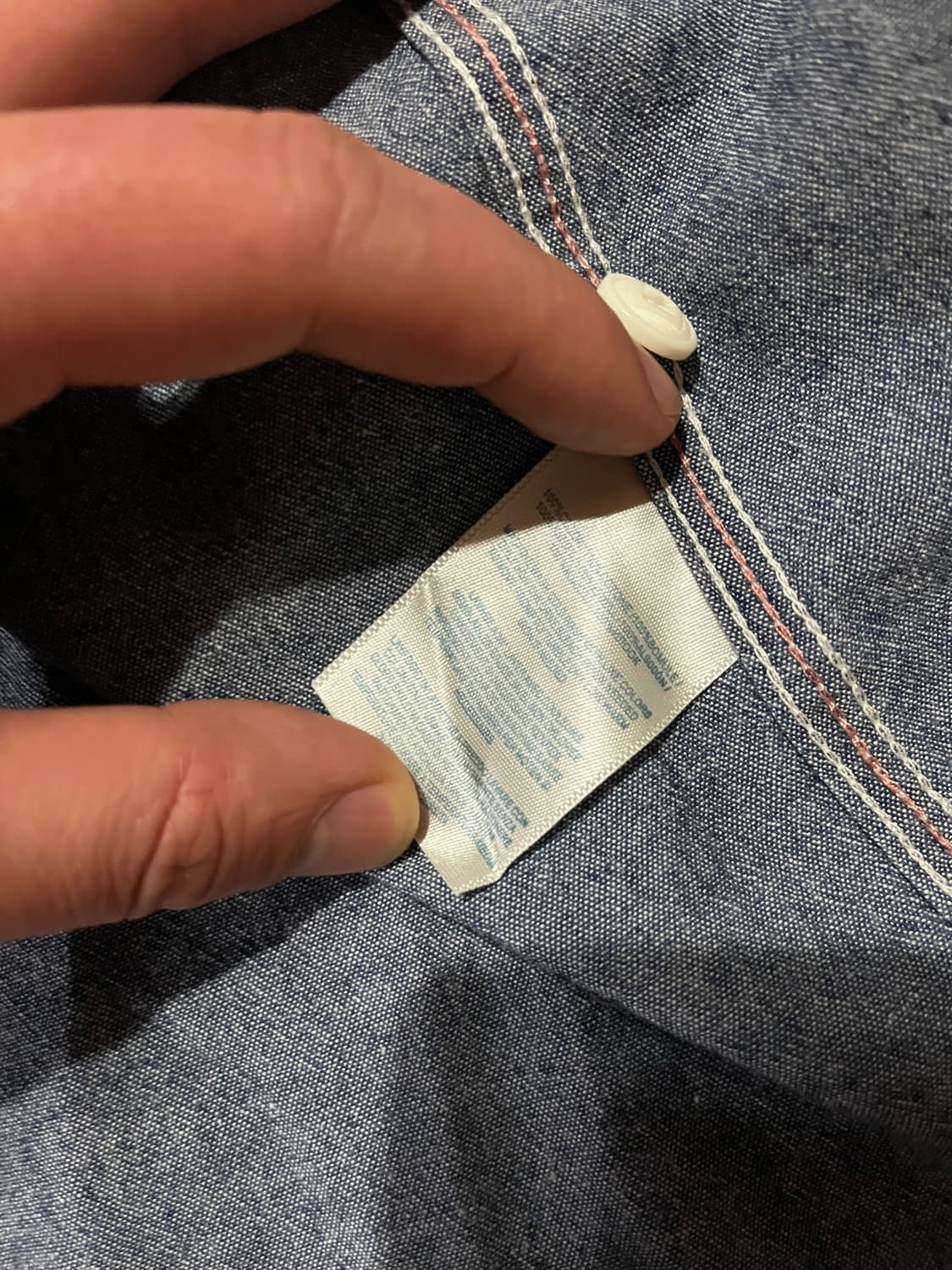 [M] rrl 인디고 샴브레이 상품이미지4