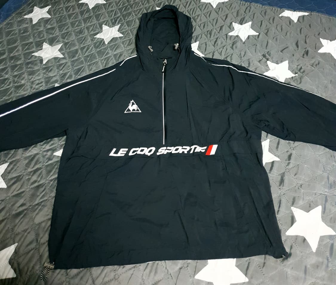 르꼬끄 스포르티브 나일론 아노락 자켓 블랙 (L) 상품이미지1