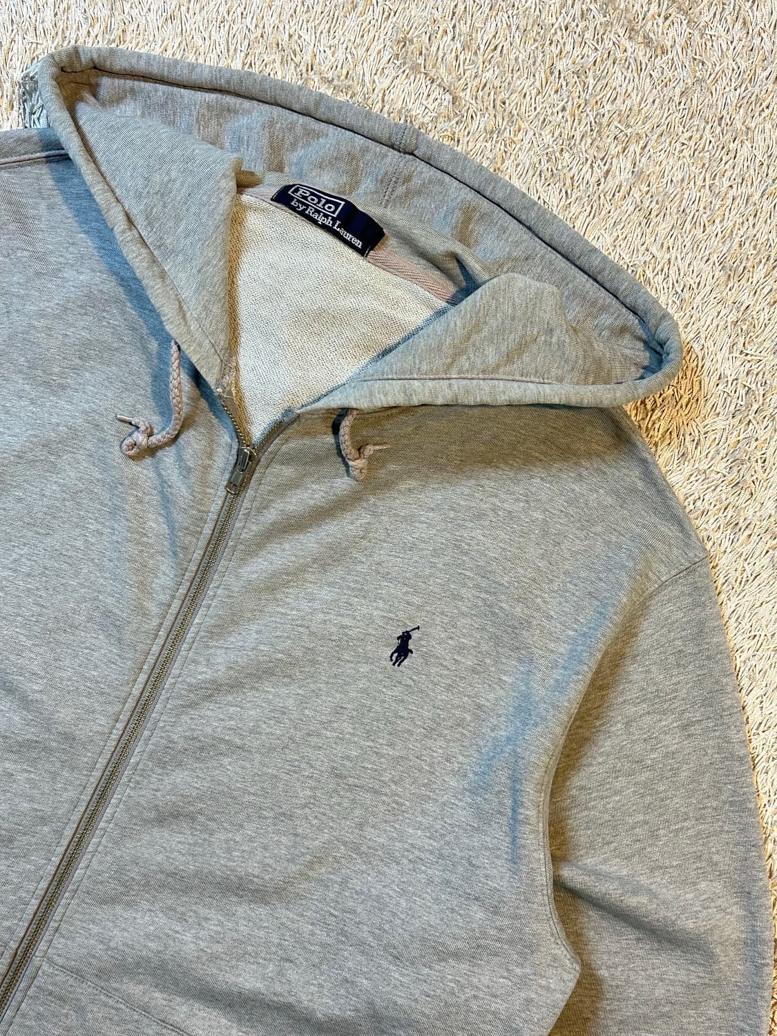 폴로 랄프로렌 POLO 네이비포니 후드집업 그레이 상품이미지2