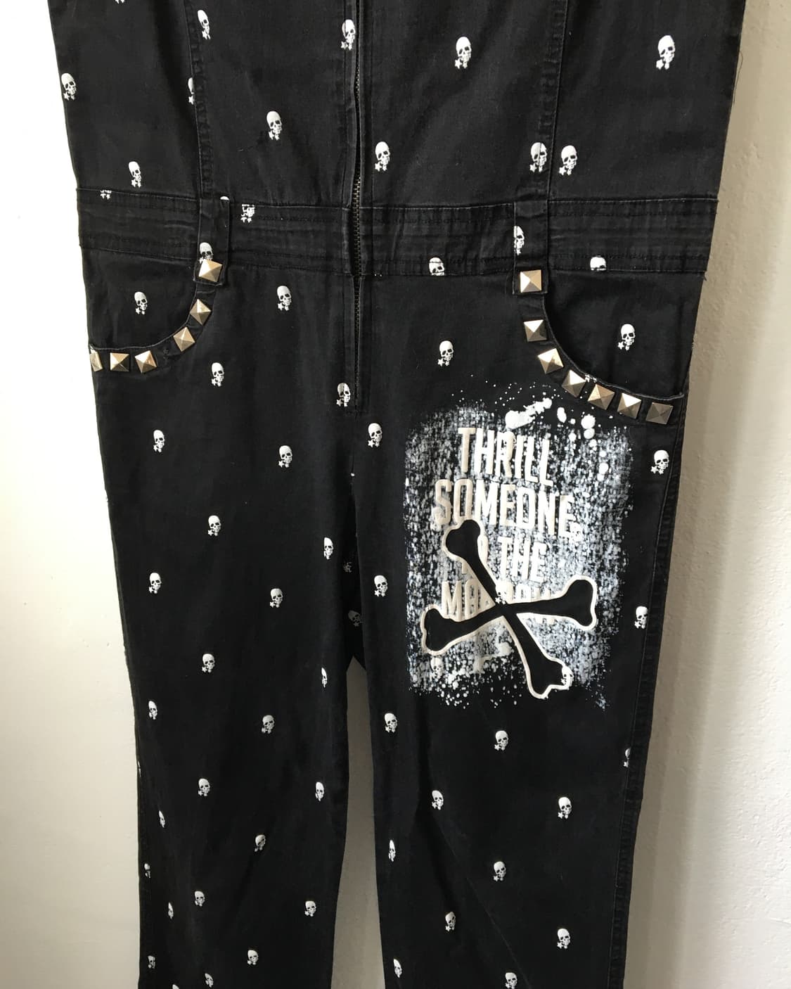 Skull pattern jumpsuit 상품이미지4