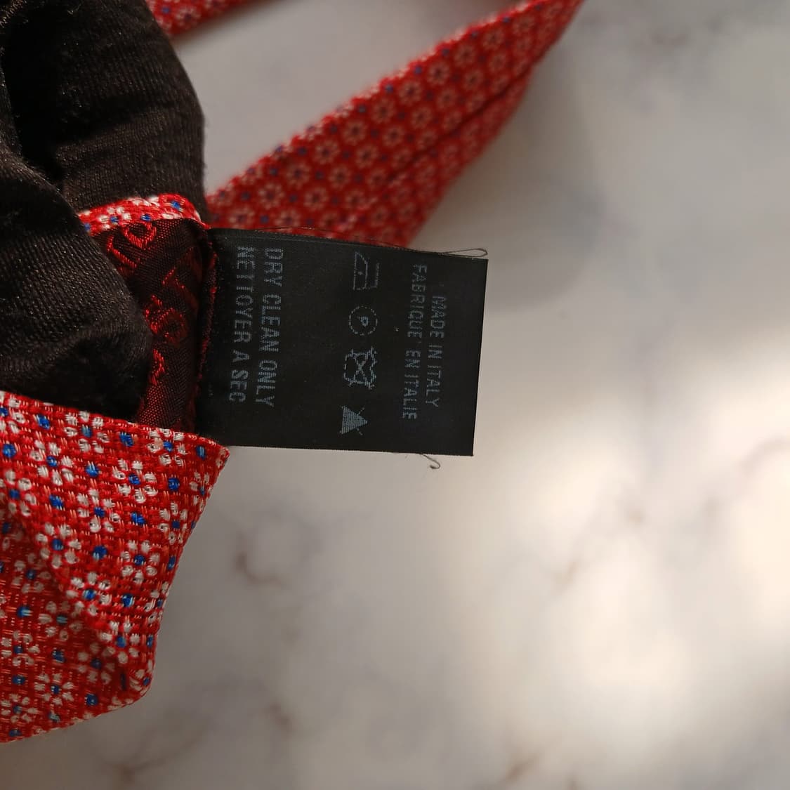 미쏘니 실크 플라워 마이크로 패턴 넥타이 8.6cm A+등급 A19808 상품이미지10