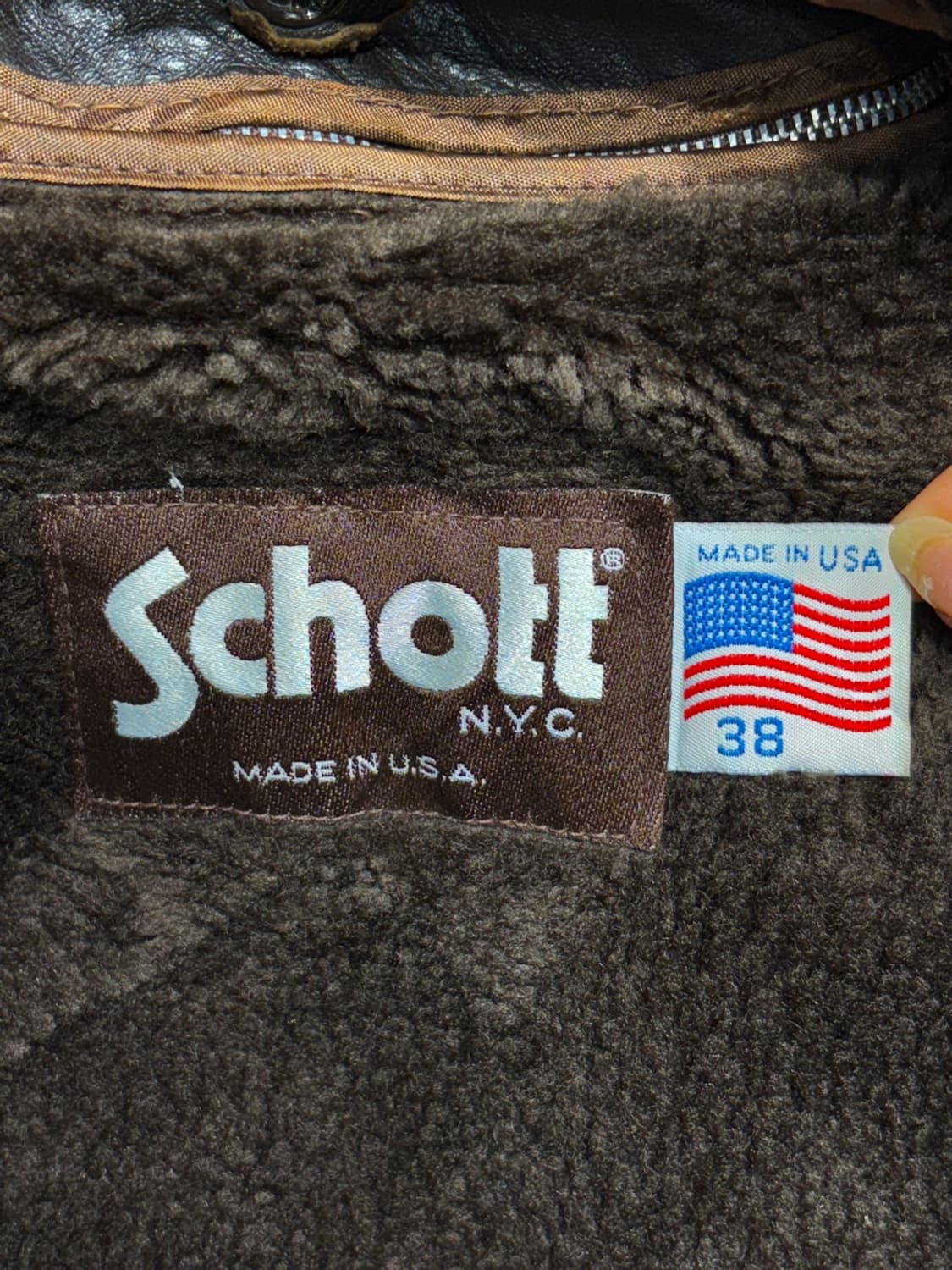 Schott g-1  항공가죽자켓 상품이미지6