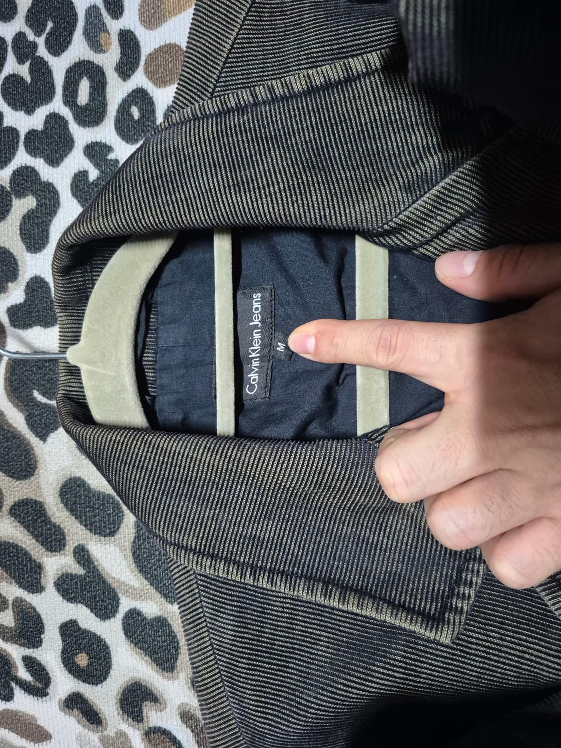 90's 캘빈 클라인 빈티지 코듀로이 블레이저 자켓 M 상품이미지3