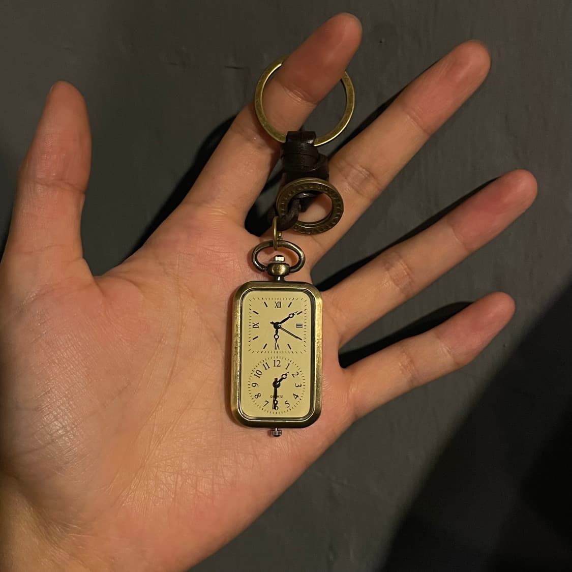 🕰️ Vintage Twin Clock Keyring 상품이미지4