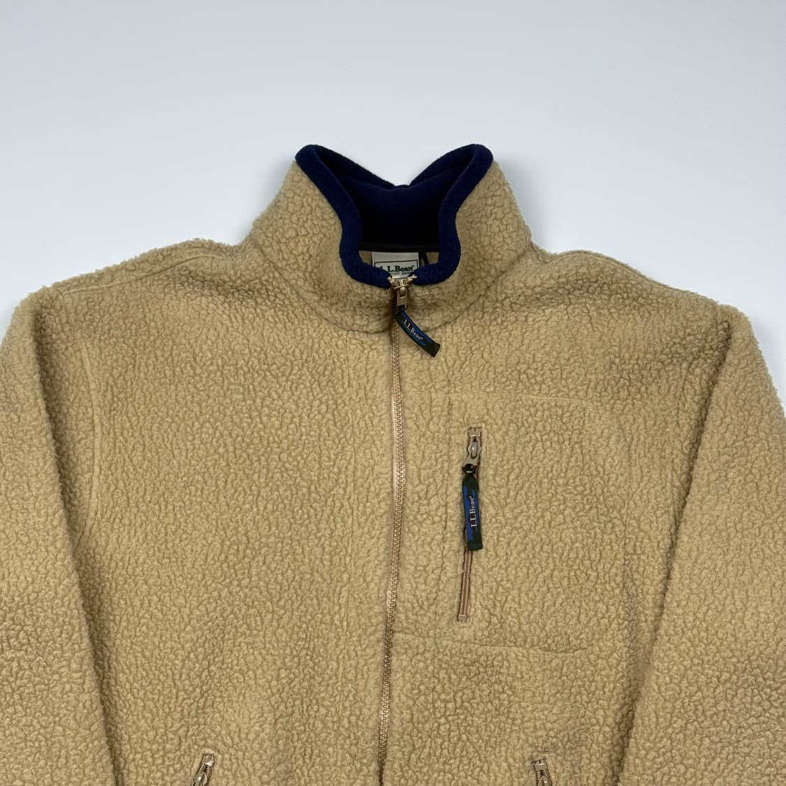 (105) 80s 엘엘빈 플리스 자켓 내추럴 상품이미지3