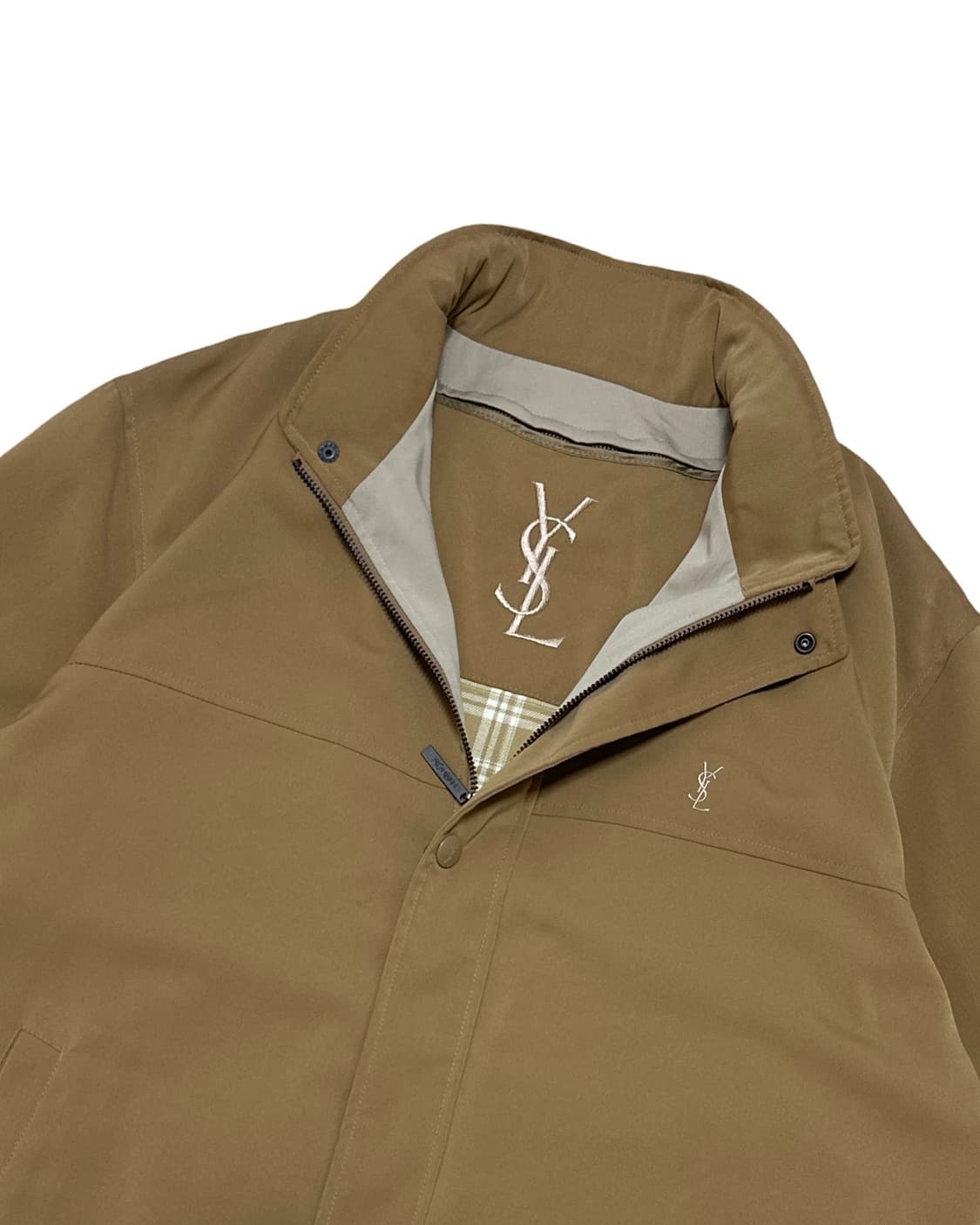 YSL 입생로랑 베이지 블루종 자켓 상품이미지3