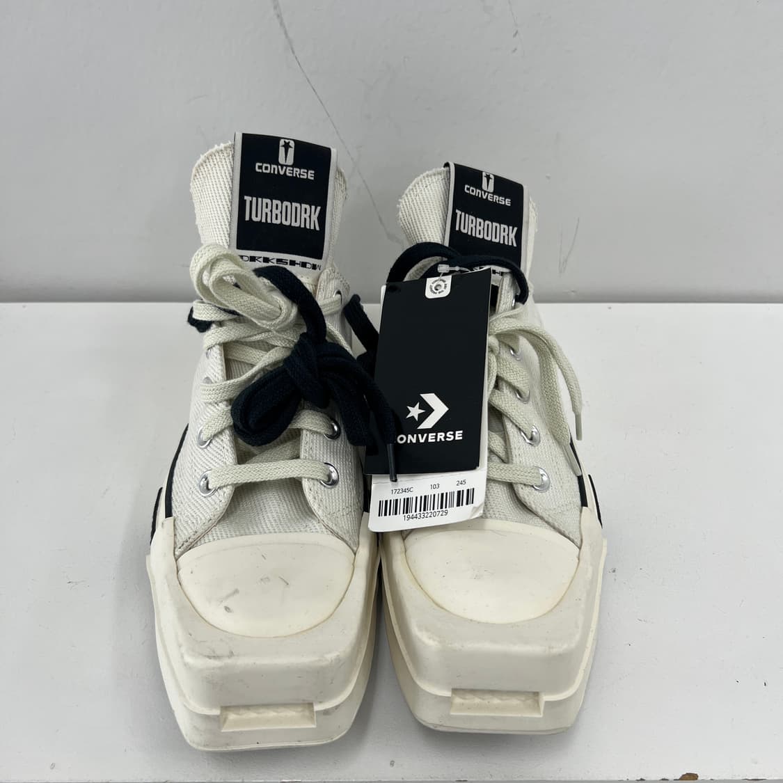 컨버스 x 릭오웬스 다크쉐도우 터보다크 척 70 로우 38 상품이미지2