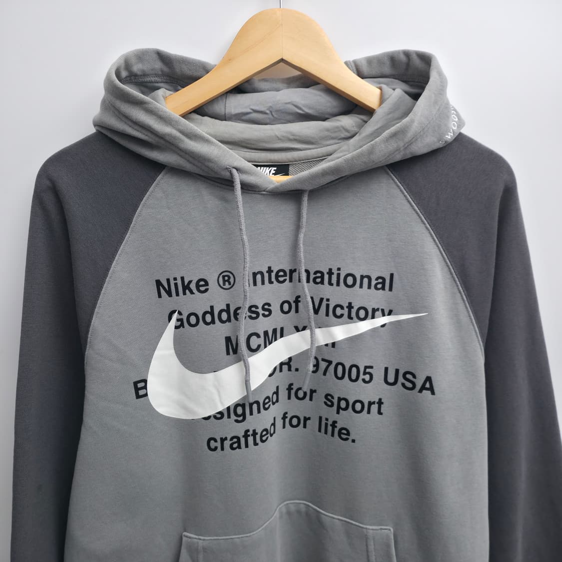 [L] 나이키 인터내셔널 후드티 그레이 상품이미지2