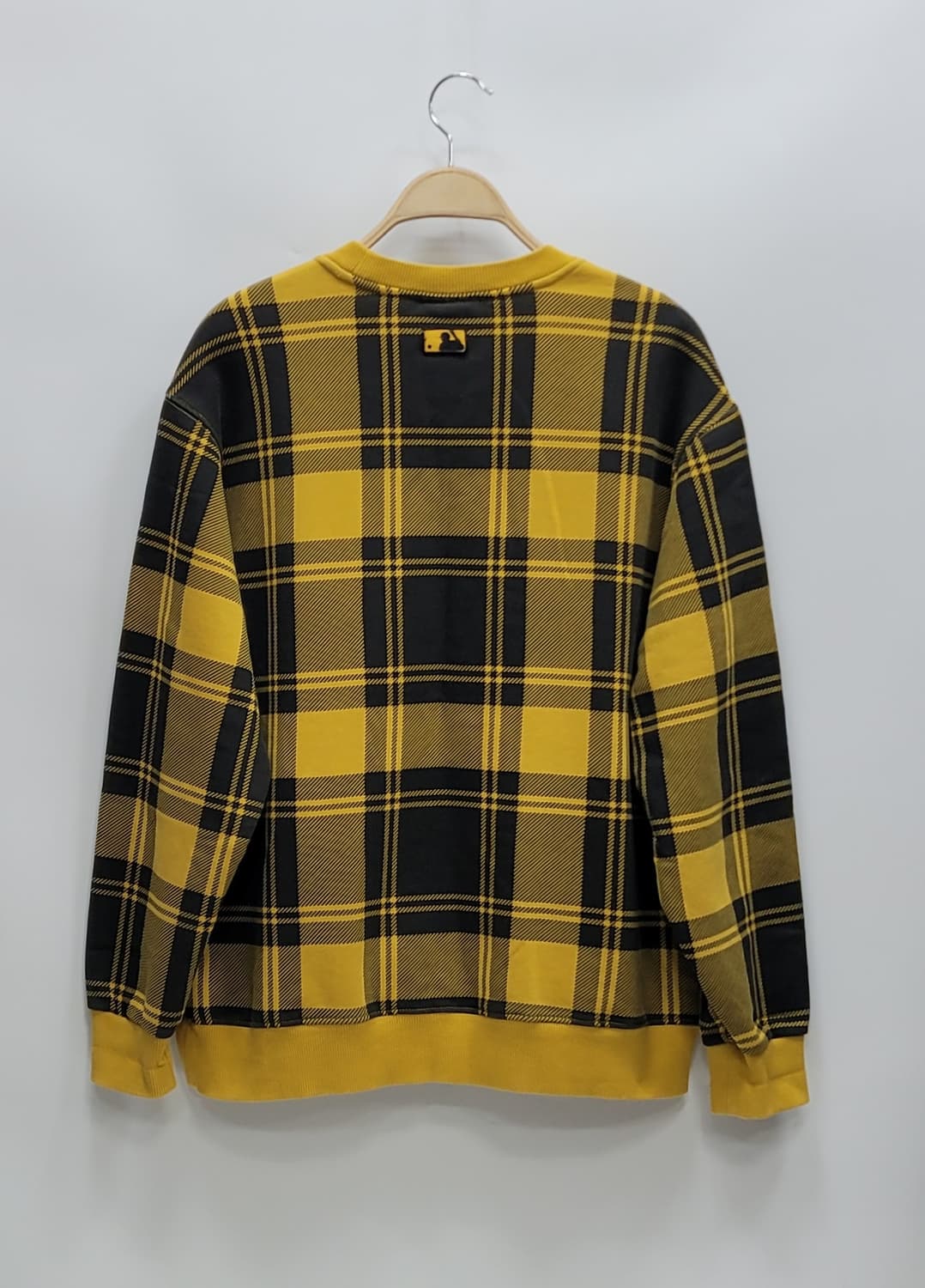 MLB 20FW 엠엘비 뉴욕양키즈 체크 오버핏 맨투맨 / 100 (L)
 상품이미지2