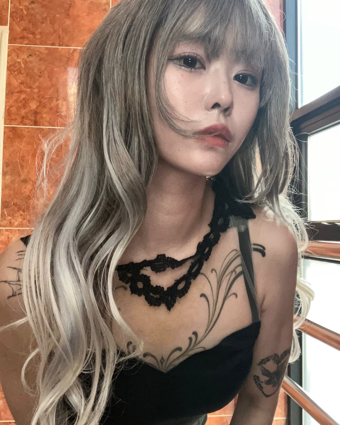 민소매클리어넥라인롱드레스 상품이미지4