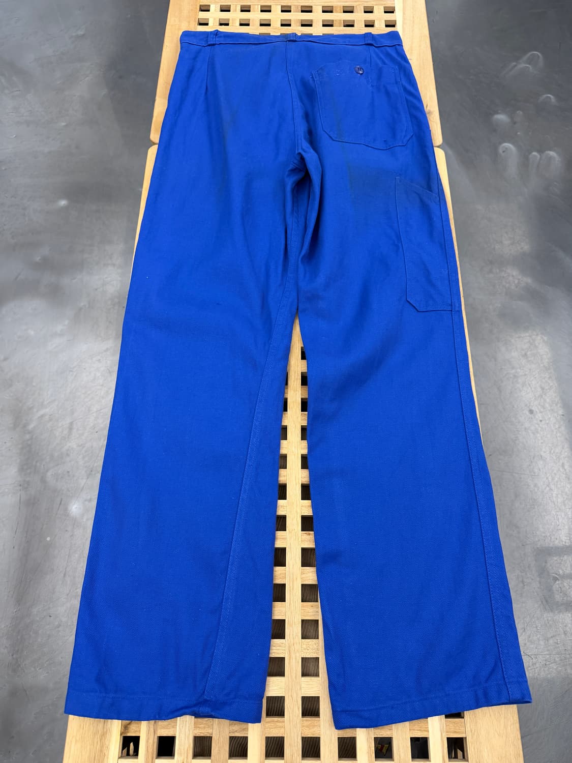 OLD VINTAGE WASHED BLUE FRENCH 프렌치워크팬츠 상품이미지2