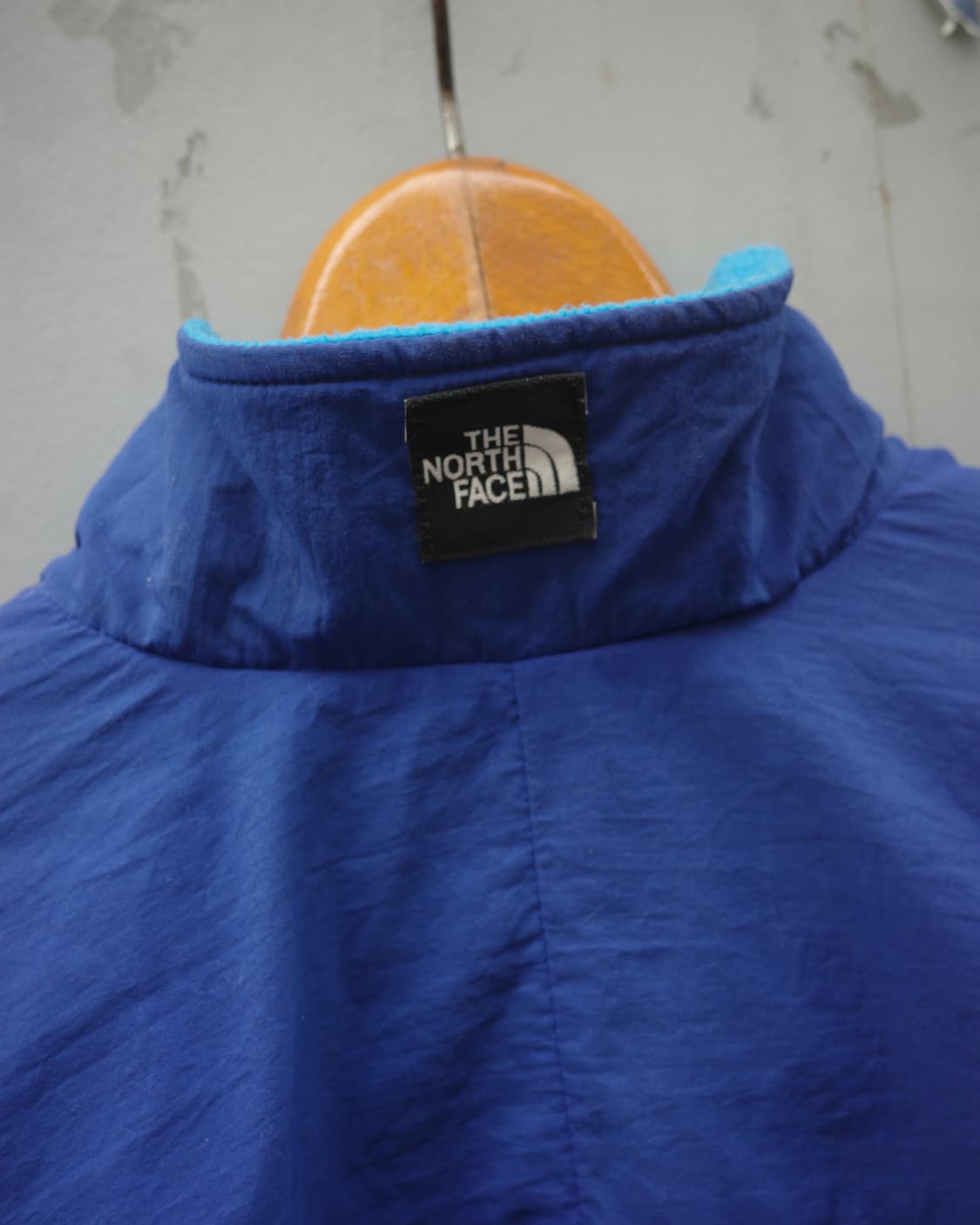 90s 더 노스페이스 로얄블루 나일론 웜업 자켓 상품이미지7