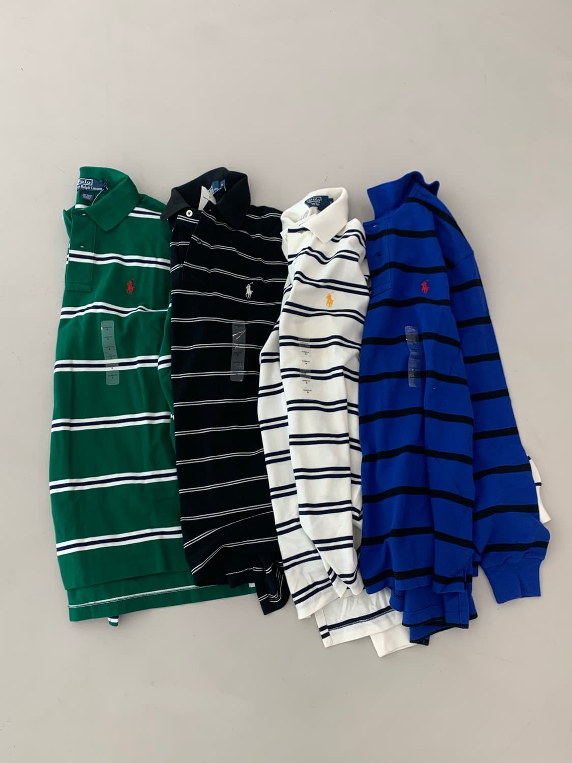 폴로 랄프로렌 긴팔 카라티 블루 S,M,L 상품이미지4