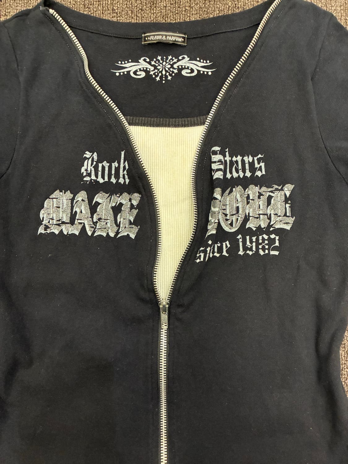 M)Japanese vintage 여성 레이어드 반팔 집업(이염) 상품이미지3