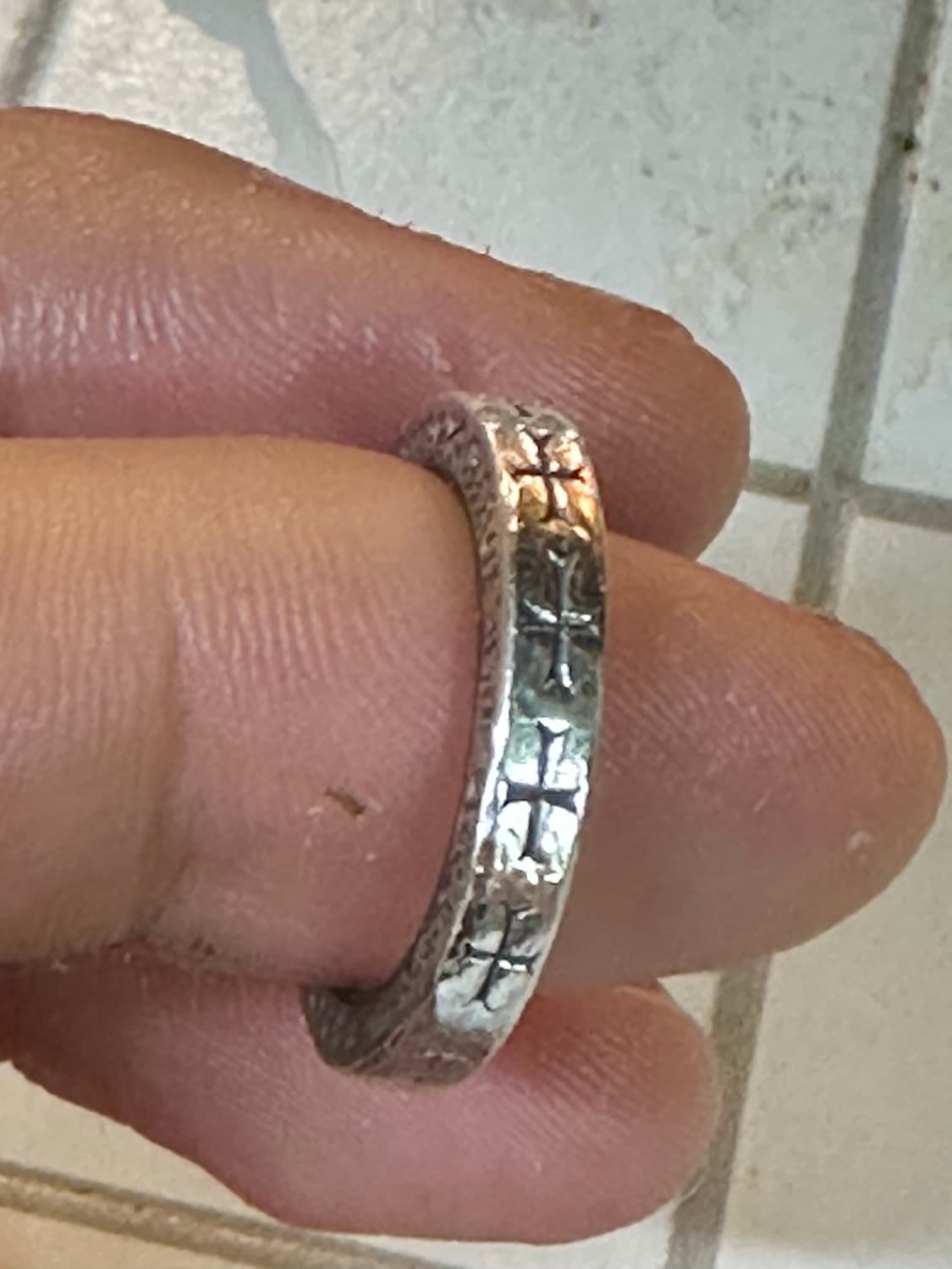 크롬하츠 퍽유링 13.5호 3mm 상품이미지4