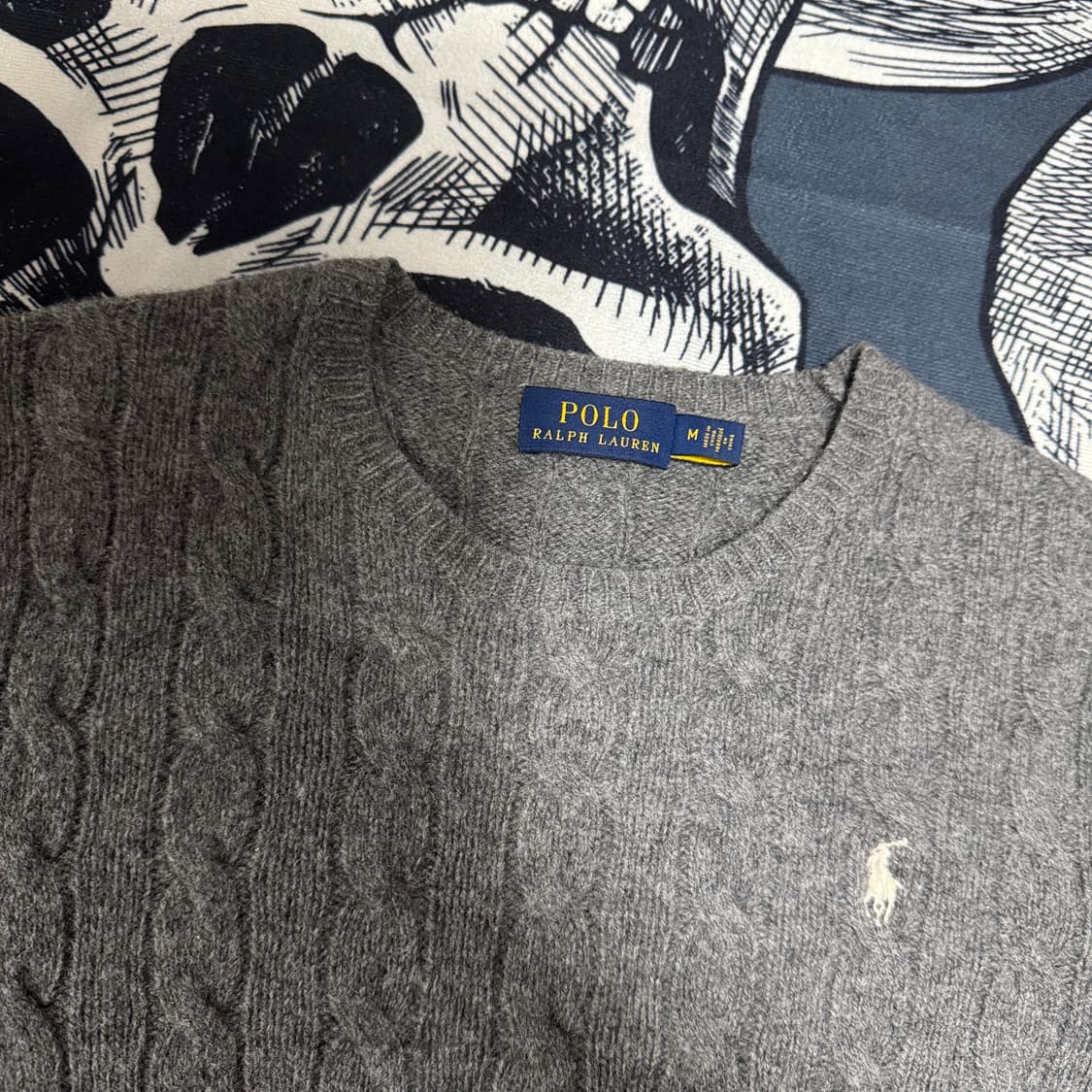 폴로랄프로렌 꽈배기니트 여성 M사이즈  상품이미지2