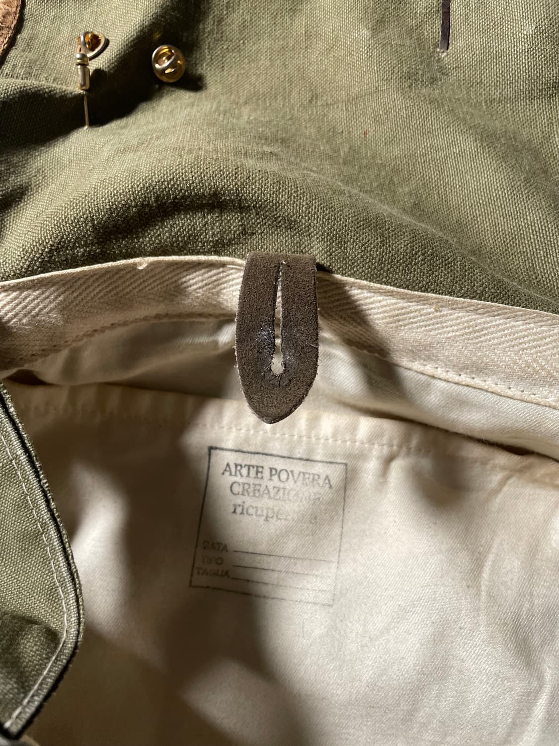 ARTE POVERA Remake Canvas × Leather Bag 상품이미지9