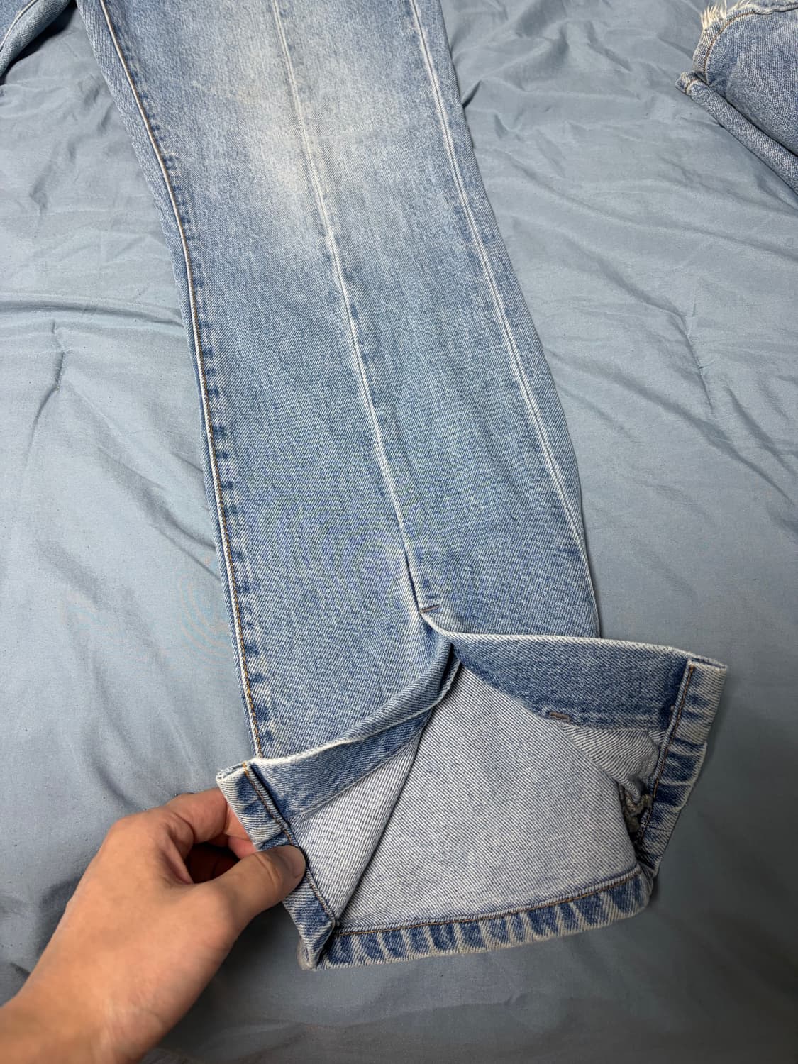 랩 101 앞트임 청바지 상품이미지3