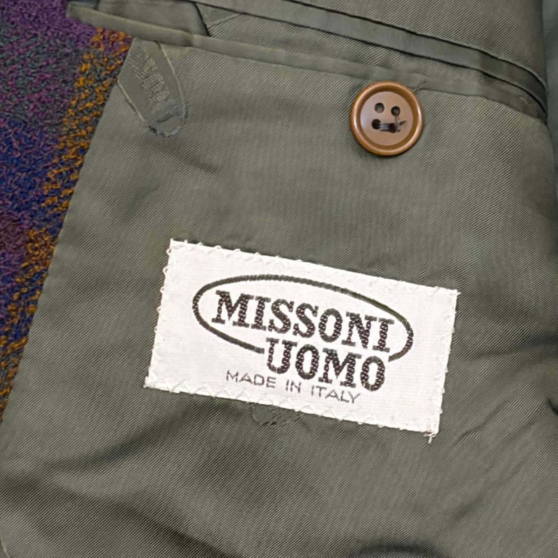 MISSONI mdae in italy 미쏘니 정품 빈티지 울 블레이저 상품이미지6