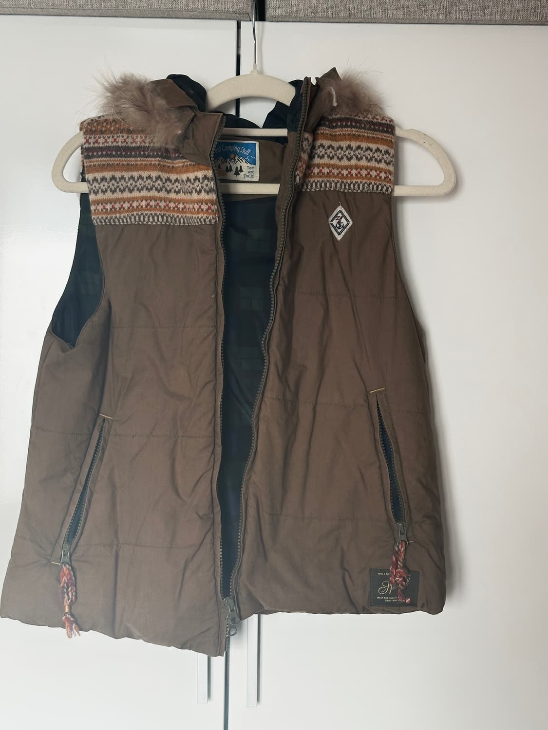 Japanese Vintage  Vest Khaki 상품이미지1