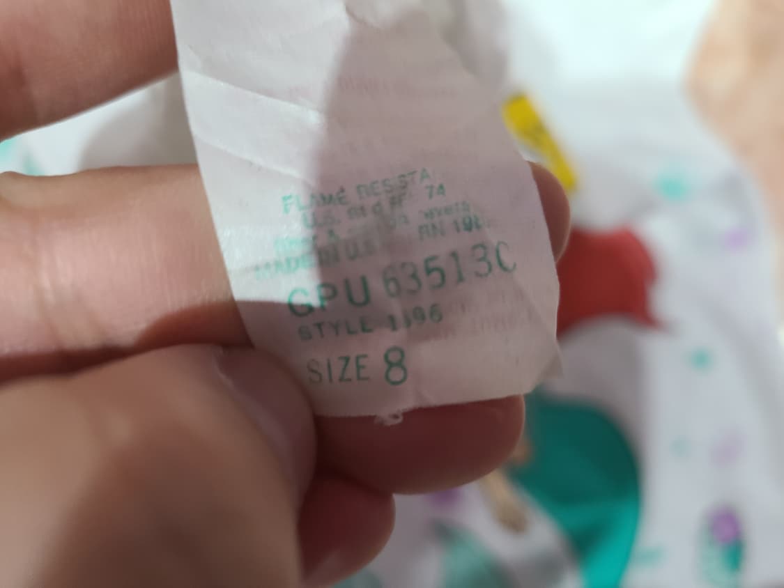 인어공주 빈티지티셔츠 상품이미지6