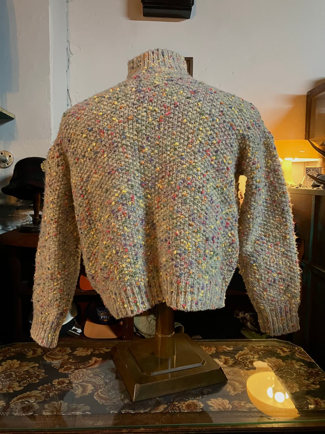 Sha Mu 멀티컬러 볼 터틀넥 스웨터 OS 상품이미지10