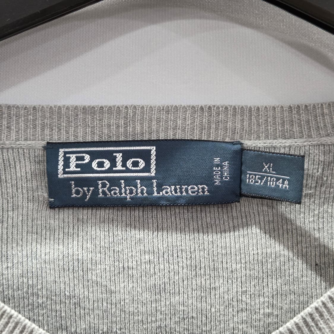 폴로랄프로렌 코튼 브이넥 니트 XL 상품이미지3