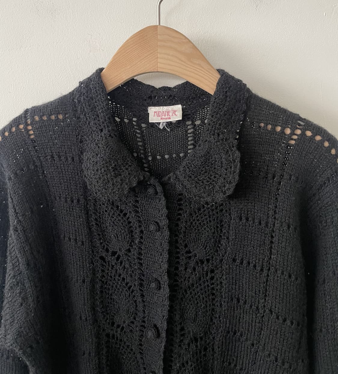 vintage crochet wool cardigan 상품이미지3