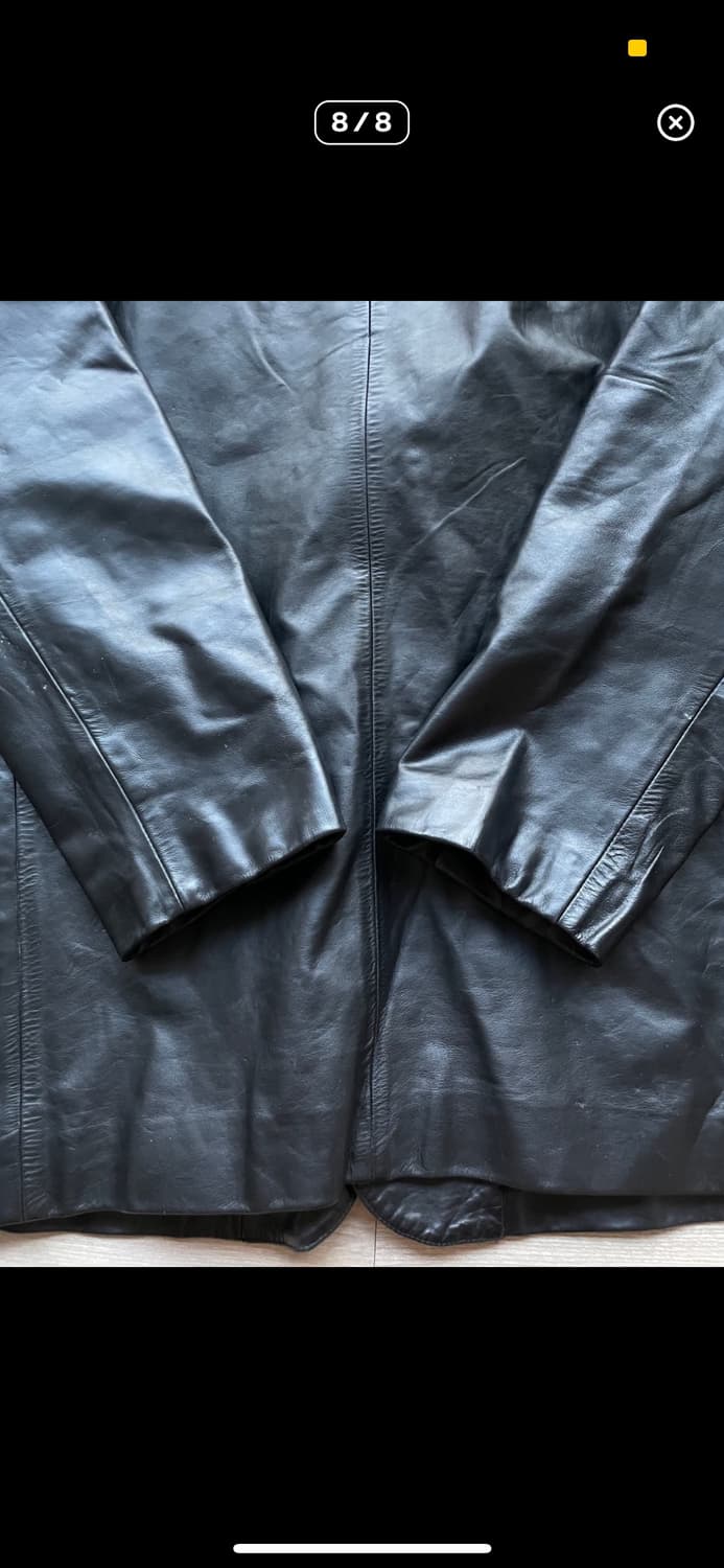 올드갭 레더 블레이저 라지 상품이미지9