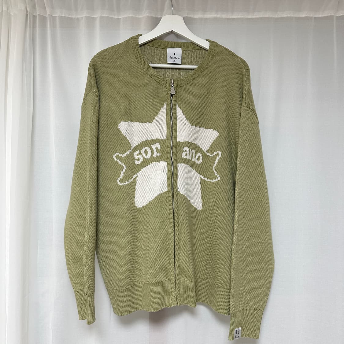 소라노 X 아코스튜디오 니트 집업 - 1size 상품이미지2