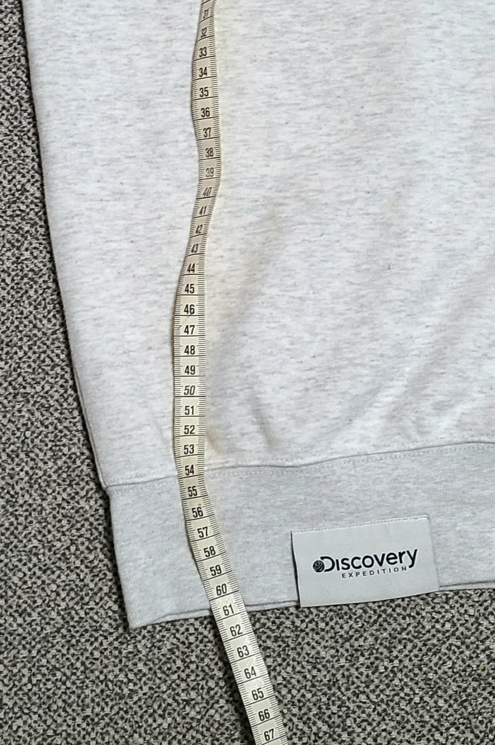 디스커버리 디커맨 맨투맨 85 멜란지 그레이 상품이미지6