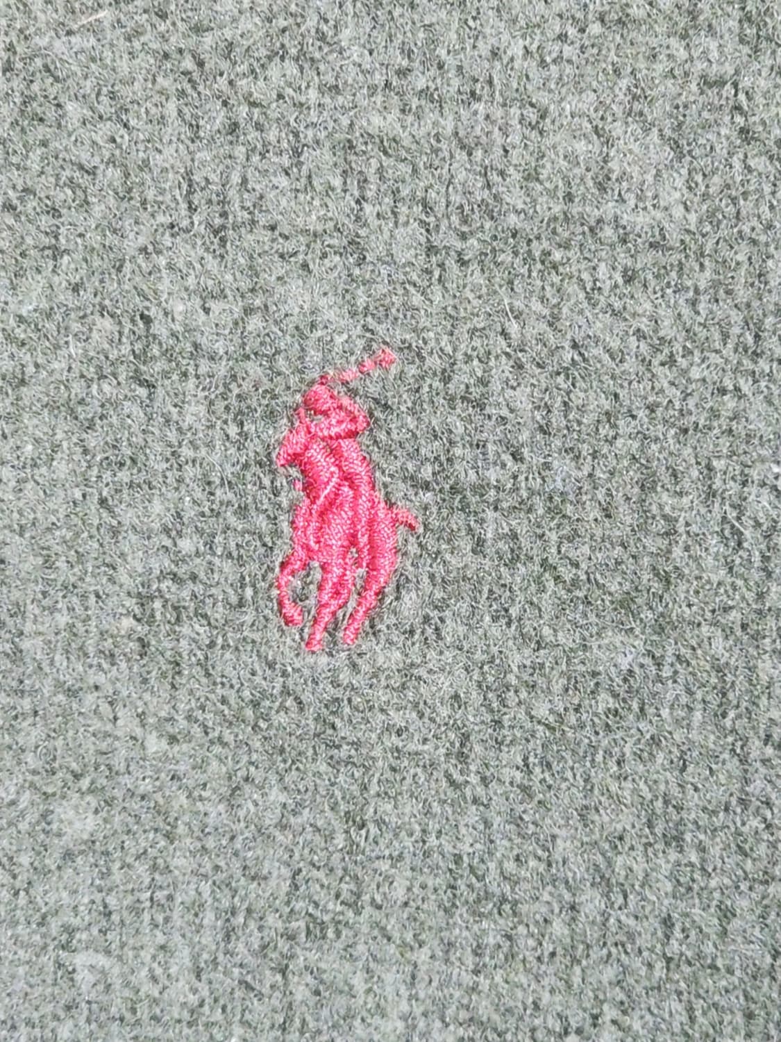 (L) 랄프로렌 폴로 니트 녹색 램스울 스웨터 라운드  상품이미지4