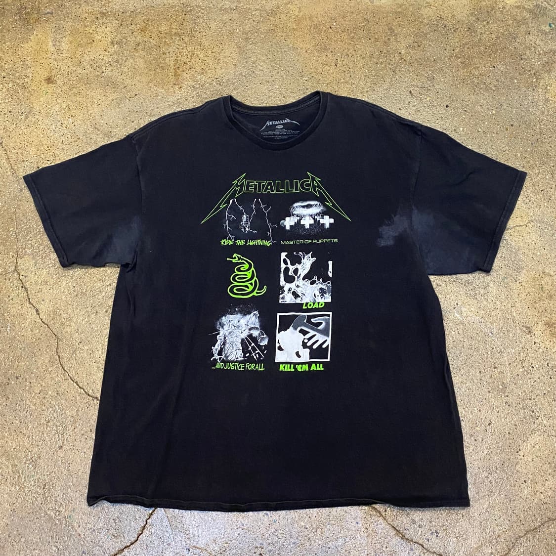 미국 빈티지 메탈리카 공식굿즈 반팔티 락티셔츠 상품이미지2