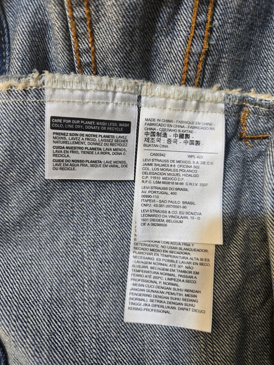 리바이스 데님 트러커 자켓 청자켓 상품이미지4